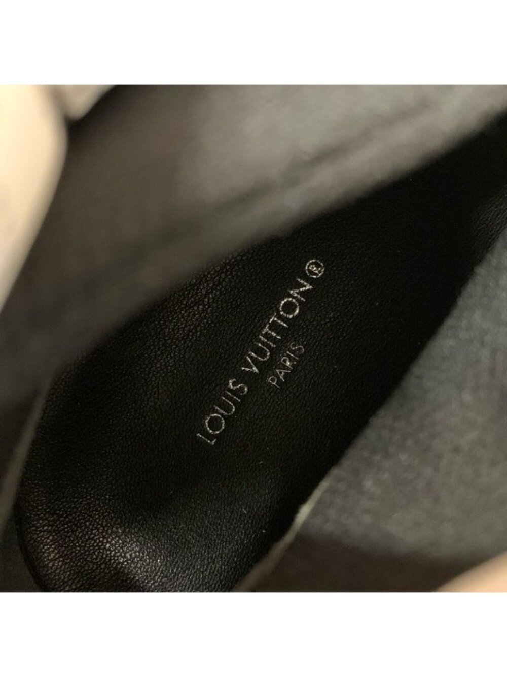 Louis Vuitton Pillow Line Monogram Boots Short Shoes Nylon White Black - Picture 7 of 9